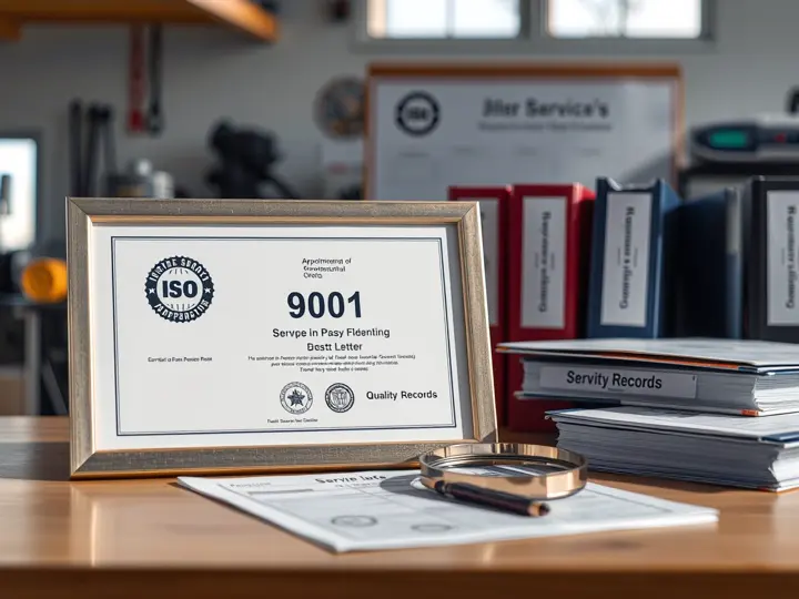 ISO 9001认证证书与质量记录文件